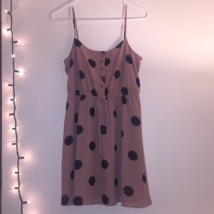 Tan and black sun dress